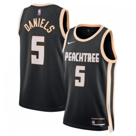 Maillot Basket Homme Atlanta Hawks Dyson Daniels 2025-26 Nike City Edition Noir Swingman